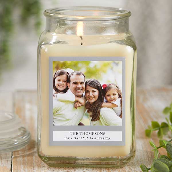 Custom Photo Scented Glass Candle Jars - 21918