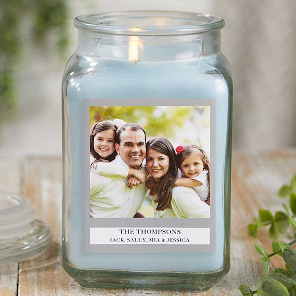 Custom Photo Scented Glass Candle Jars - 21918