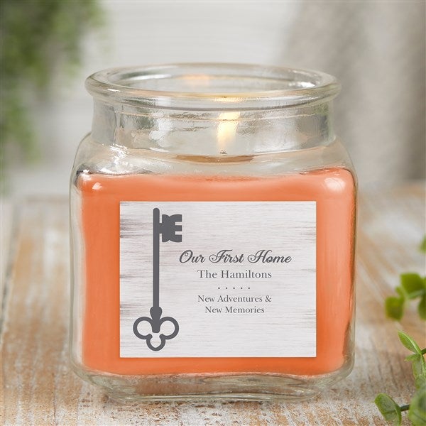 Housewarming Candle Gift Personalized Scented Glass Candle Jar - 21922