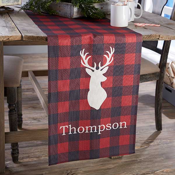 Buffalo Plaid Can Cooler, Deer Camp Beer Can Coozie