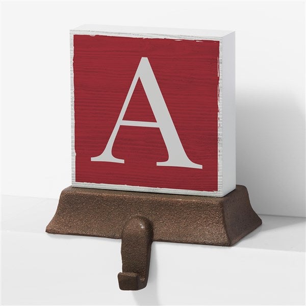 Personalized Festive Letter Stocking Holders - 21952