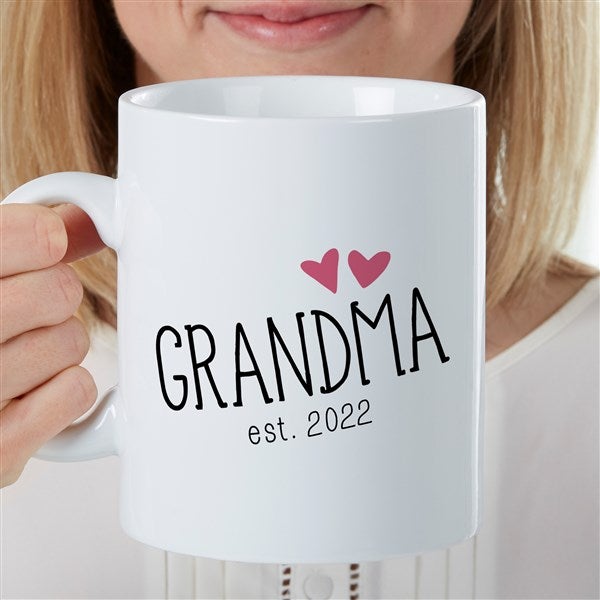 Pregnancy Announcement New Grandparent Gifts for Grandparents Coffee Mugs Set Grandma and Grandpa Mugs Personalized Grandparent Mugs Set