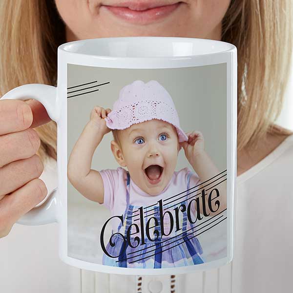 Personalized Oversized Coffee Mug - Photo Expressions - 22037