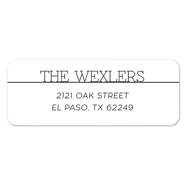 Modern Return Address Labels - 22352
