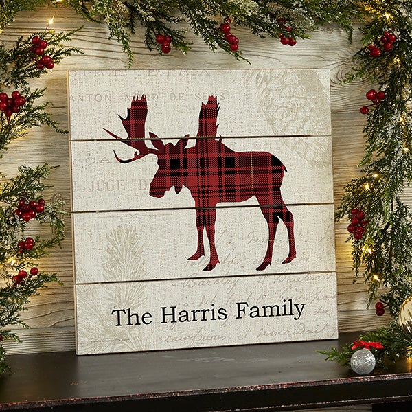 Cozy Cabin Personalized Wooden Shiplap Signs - 22497