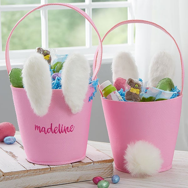 Bunny Ear Personalized Easter Basket