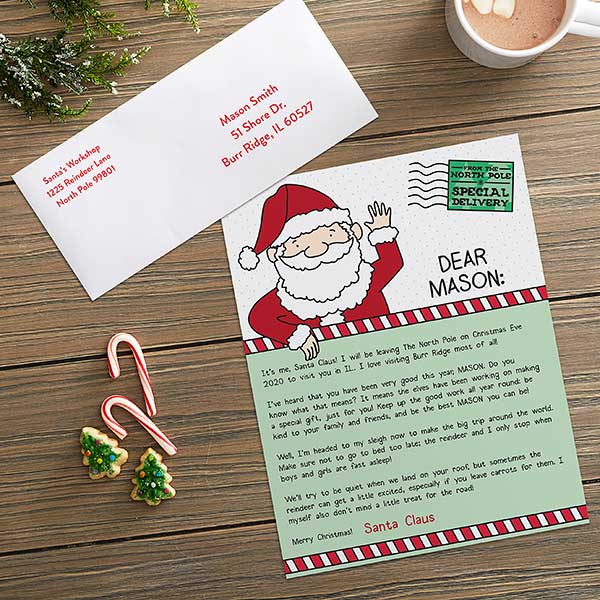personalized letter from santa