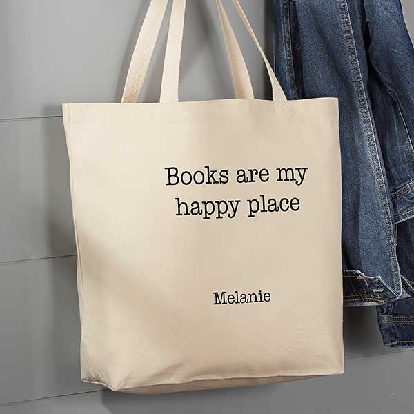 Expressions Personalized Canvas Tote Bags - 22615