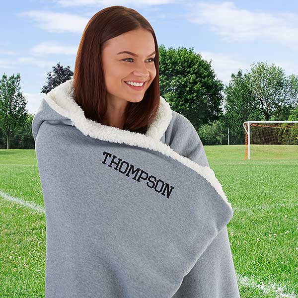 Hooded Sweatshirt Blanket