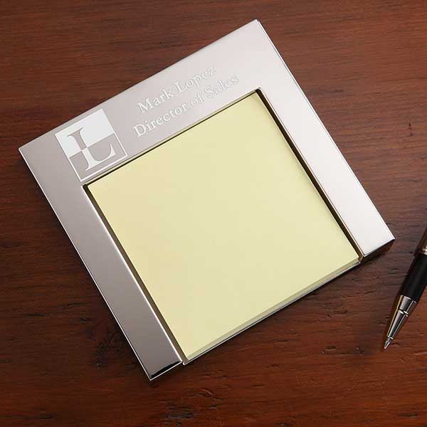 Personalized Post-It Holder - Sophisticated Style - 22664