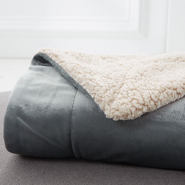 Custom Embroidered Sherpa Blankets Family Love