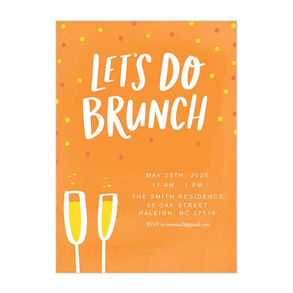 Let's Do Brunch Premium Invitation