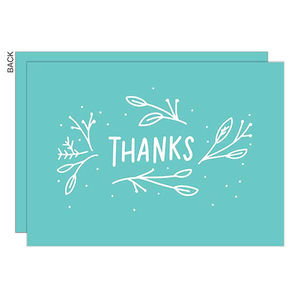 Radiant Blue Cross Religious Thank You Cards 8ct