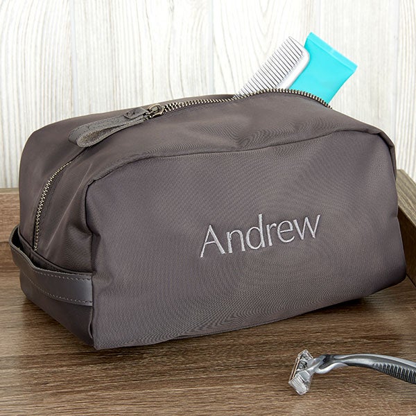 Custom Embroidered Water Resistant Travel Toiletry Bag