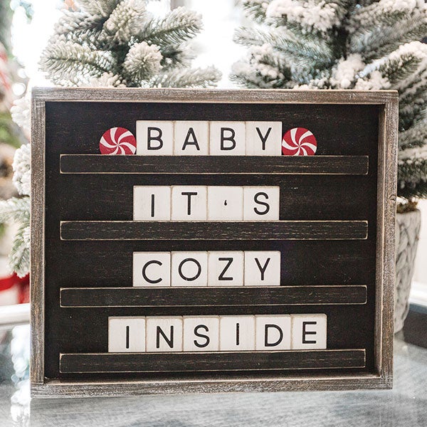 Daily Message Changeable Black Letter Board & Tiles - 22989