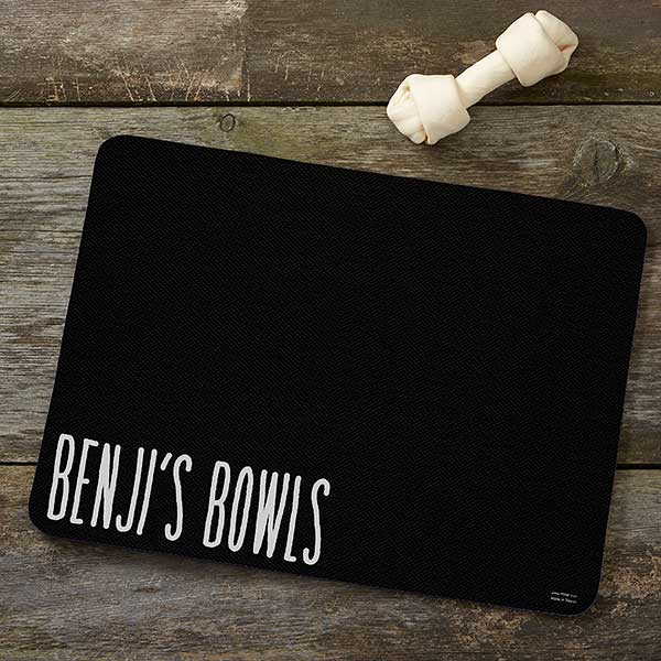 Good Dog Personalized Pet Food Mats - 23063