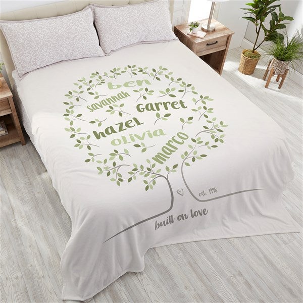Personalized Family Tree Blankets - 23081