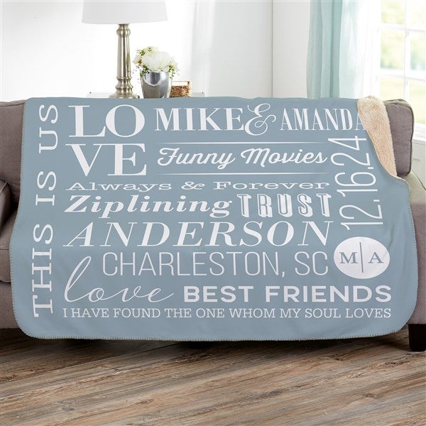Personalized Couples Blankets - Better Together - 23100