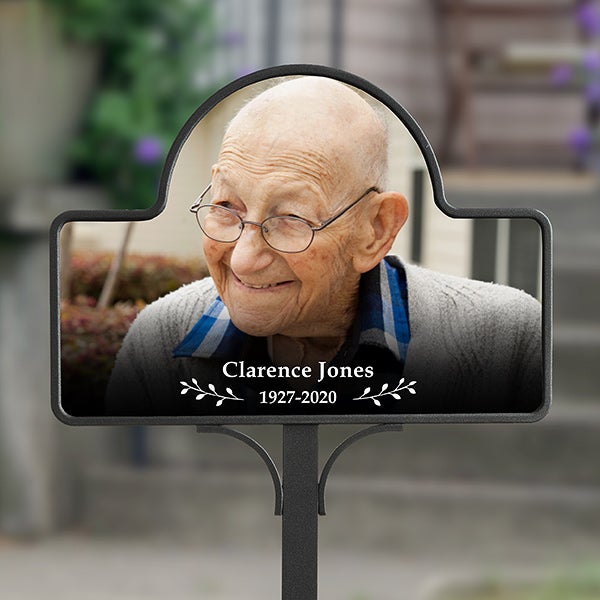 Photo Memorial Personalized Magnetic Garden Sign - 23107