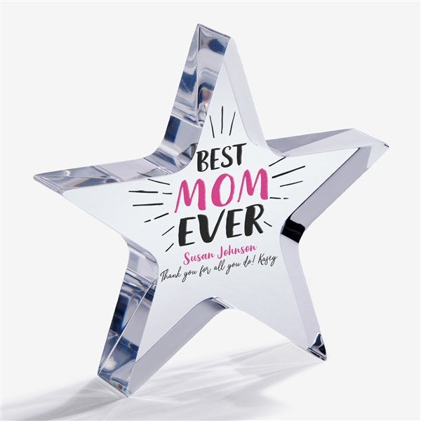 Best Mom Ever Personalized Star Award Gift - 23169