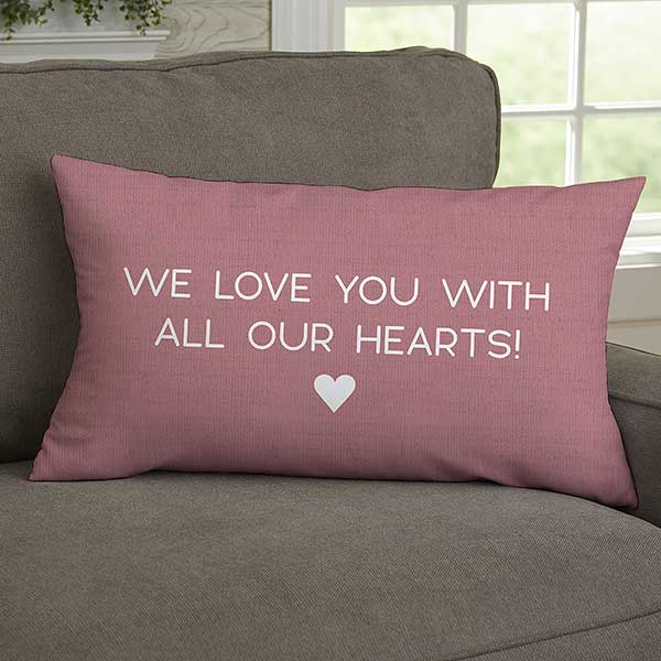 Personalized Mother's Day Pillows - Mothers Hold Their Child's Hand - 23179