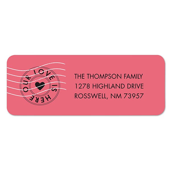 Vintage Stamp Personalized Return Address Labels Vintage Stamp Personalized Return