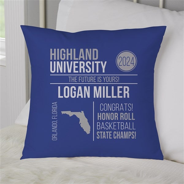 Personalized Graduation Pillows - Graduation State - 23205