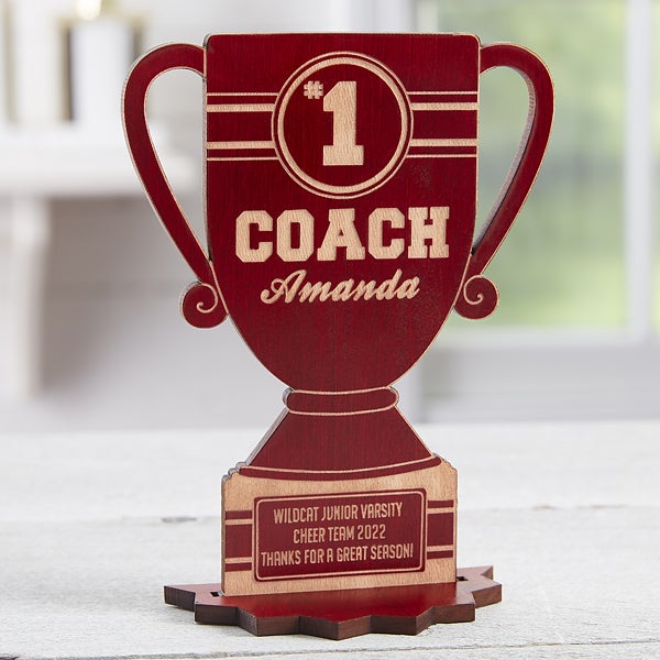 Personalized Custom Basketball Coach Trophy Award Gift 