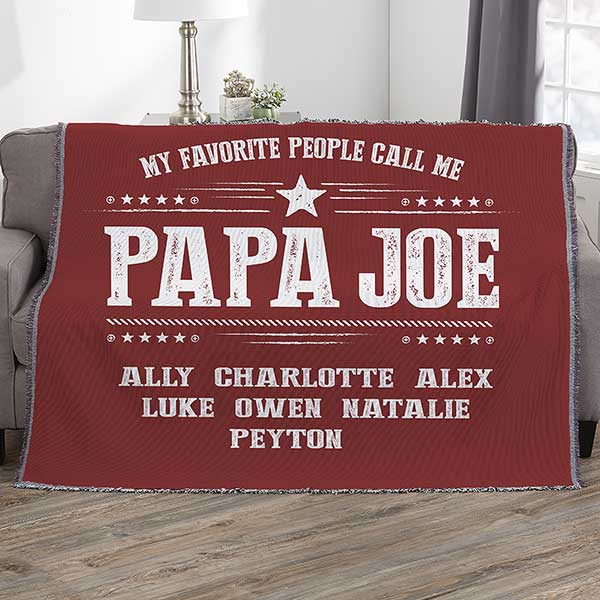 My Favorite People Call Me Personalized Blankets - 23253