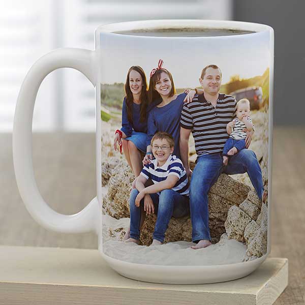 Family Photo Personalized Coffee Mugs - 23319