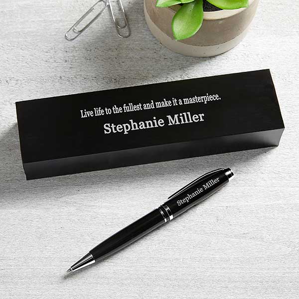 Inspiring Quotes Personalized Aluminum Pen Set