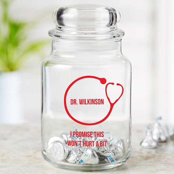 Doctor Office Personalized Treat & Candy Jar - 23330