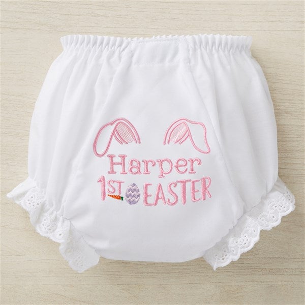 Personalized Baby Bloomers Diaper Covers - Baby's First Easter - 23334