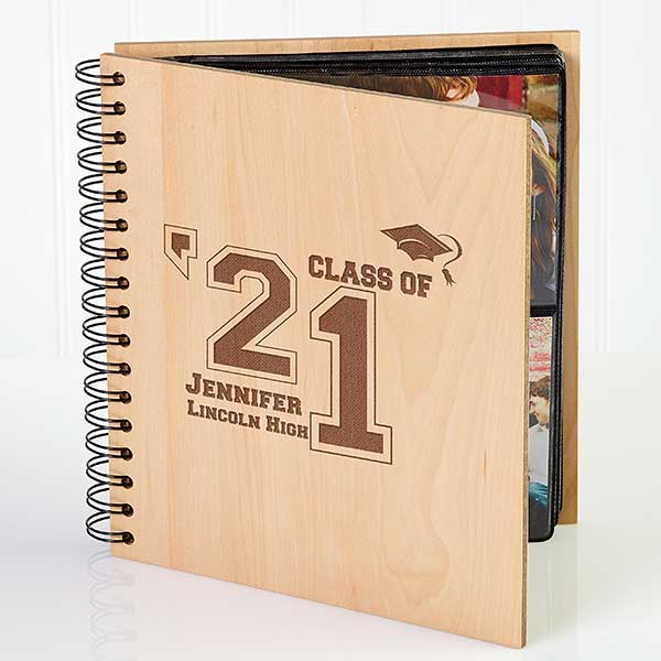 Personalized Graduation Wooden Photo Album
