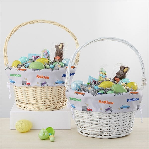 Personalized Easter Baskets For Boys Cars & Trucks