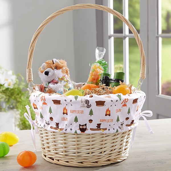 Woodland Adventure Personalized Easter Baskets - 23375