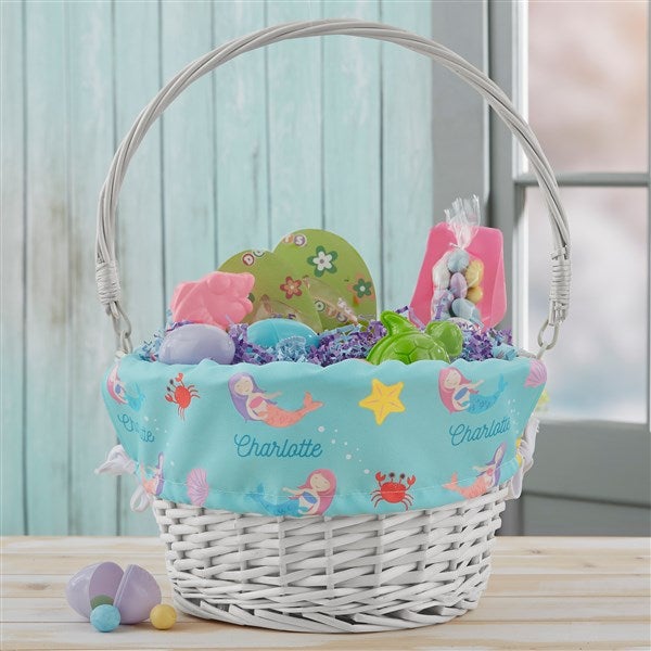 Personalized Mermaid Easter Basket - 23376