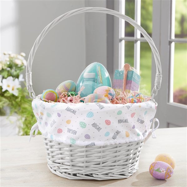 Easter Egg Personalized Easter Egg Baskets With Name - 23379