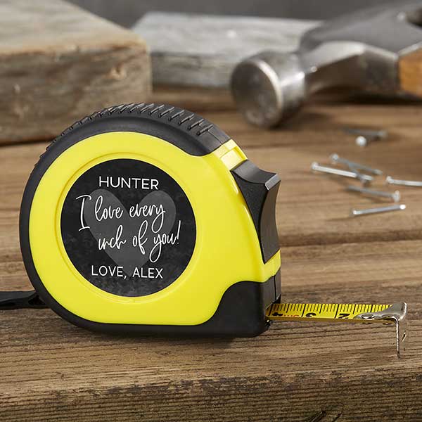 Personalized Tape Measure - Romantic Gift For Handyman - 23384