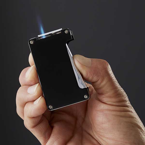Custom Engraved Torch Cigar Lighter With Punch