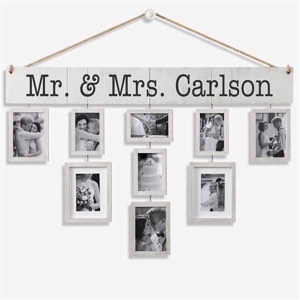 Personalized Hanging Picture Frames Set - Our Wedding - 23458