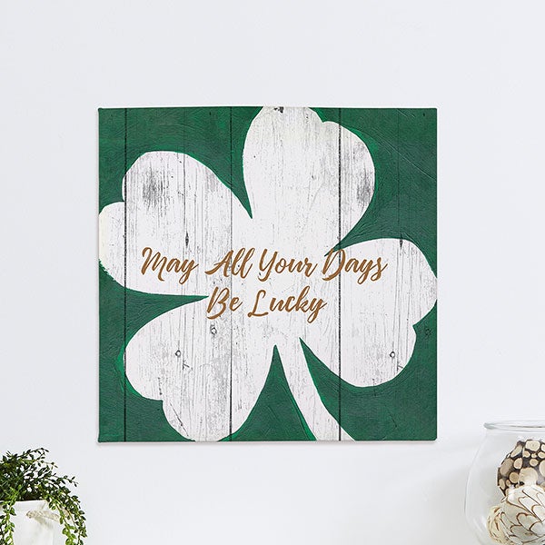 Personalized Canvas Prints - Luck Of The Irish - 23495