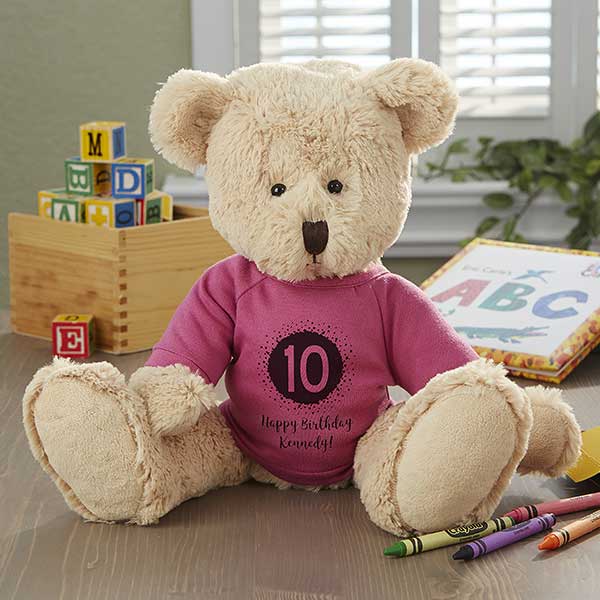 Personalized Happy Birthday Teddy Bear - 23517