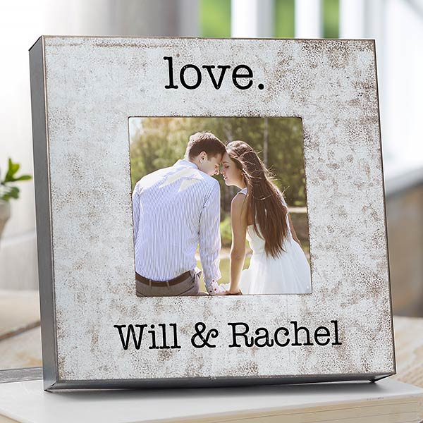 Galvanized Metal Box Picture Frames Couple Picture Frames