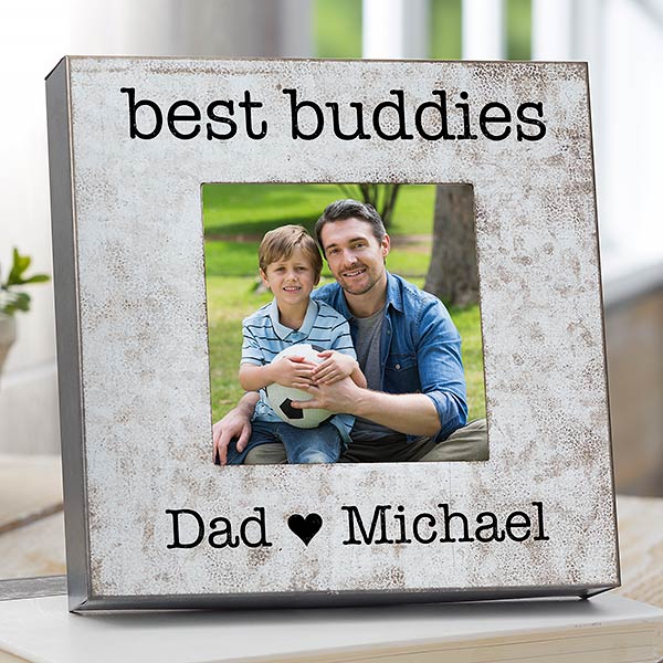 Galvanized Metal Box Picture Frames for Dad, Grandpa - 23544