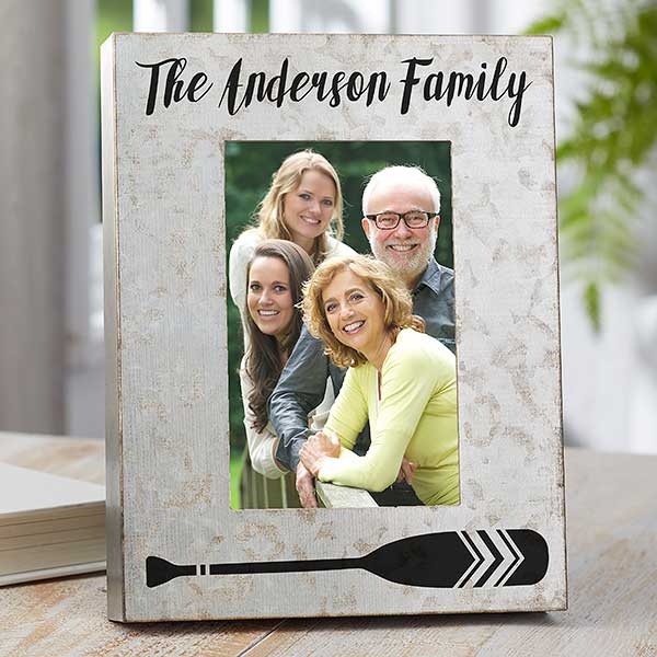 Beach Life Personalized Galvanized Metal Picture Frames - 23545