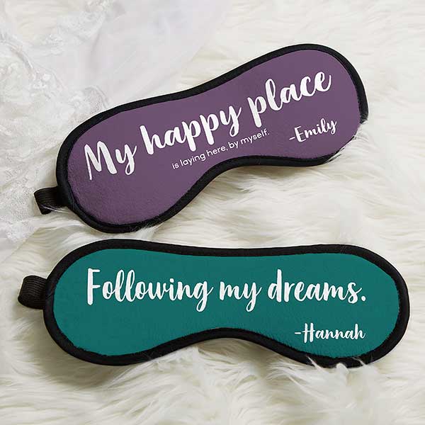 Funny Sleep Masks - Funny Quotes Personalized Sleep Mask - 23546