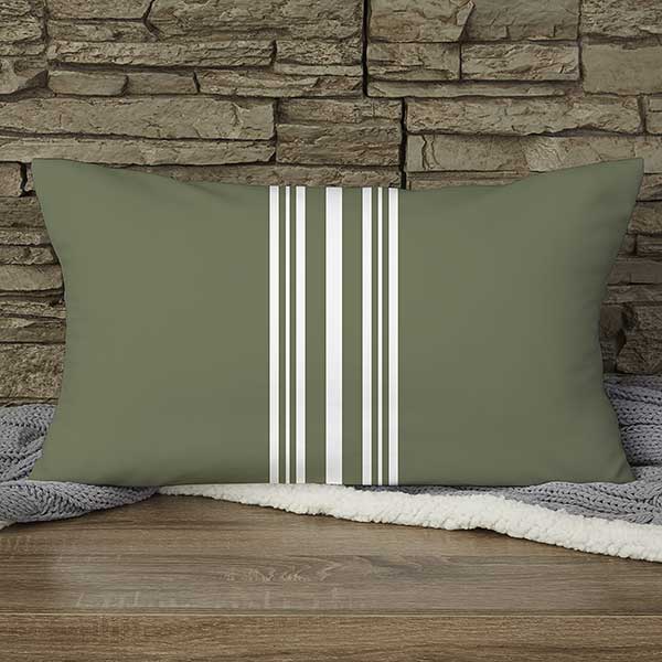patterned lumbar pillow