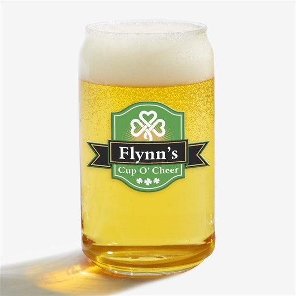 Personalized Irish Barware Collection - Cup O' Cheer - 23570
