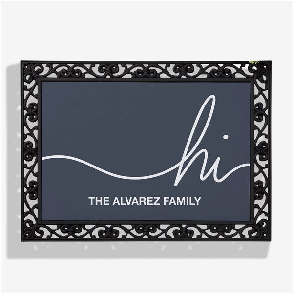 Personalized Doormats - Hi, Hello, Welcome - 23572
